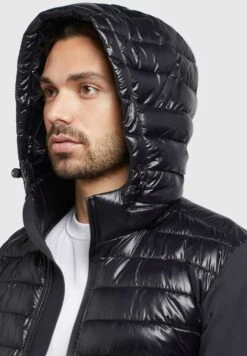 Khujo Bolt Shiny - Jas - Schwarz -Algemene Winkel Voor Herenmode 004a4ab648004bbc80113d895f669abb