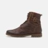 Pier One Leather - Veterboots - Brown 2 Pier One Leather - Veterboots - Brown -Algemene Winkel Voor Herenmode 051eef69b5e047c99ad3e4eb398dd6bf