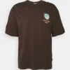 YOURTURN Graphic Tee Unisex - T-Shirt Print - Brown -Algemene Winkel Voor Herenmode 08d5e85cc49744139e8d68e02a0fcb31