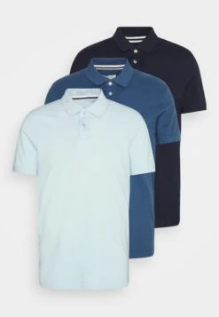 Pier One 3 Pack - Poloshirt - Light Blue/Blue/Dark Blue -Algemene Winkel Voor Herenmode 0ff6d1a0739145f6be830ca146804cdf