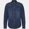 Pier One Denim - Overhemd - Blue Denim -Algemene Winkel Voor Herenmode 14816eb33aa843d586d3ae8070a120b6