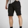Jack & Jones Unifarbene Dex Mit Cargotaschen - Shorts - Schwarz -Algemene Winkel Voor Herenmode 154a47238a534aa086c3d32d06e2c2ad