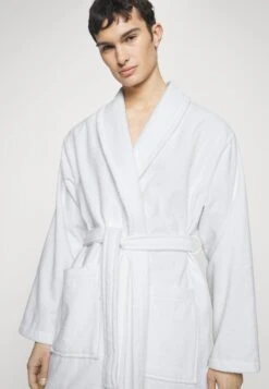 Pier One Shawl Towel Bathrobe - Badjas - White -Algemene Winkel Voor Herenmode 1750537fe5284a27957b17c8aded1f98