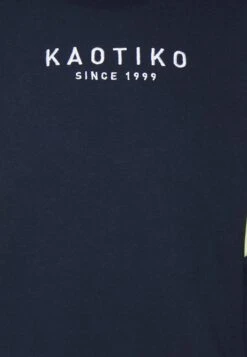 Kaotiko Sud Cap Ewan - Hoodie - Navy/Green/Coral -Algemene Winkel Voor Herenmode 23b553e0d28c40fcb86836a12f532e8e