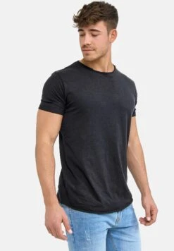 Indicode Jeans Wilbur - T-Shirt Print - Anthrazit -Algemene Winkel Voor Herenmode 30a31f27d98044ea9aac4f285c872a4e