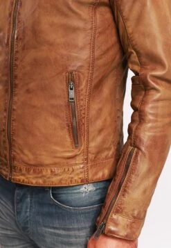 Lee Cooper Bertin - Leren Jas - Vintage Cognac -Algemene Winkel Voor Herenmode 311de5dbef58465ab59af2fc1bec27ea