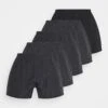 Pier One 5 Pack - Boxershort - Black/Dark Grey -Algemene Winkel Voor Herenmode 329cacf728544decb2262cf4c83f209d