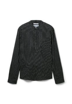 TOM TAILOR Denim Mit Stehkragen - Overhemd - Black Stripe -Algemene Winkel Voor Herenmode 3af43a1e9dd042b9913751bc718fca83