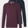 Pier One 2 Pack - Poloshirt - Bordeaux/Dark Blue -Algemene Winkel Voor Herenmode 3f434e0c318b4531bbab1dd44fe0092a