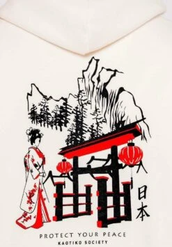 Kaotiko Geisha - Hoodie - Ivory -Algemene Winkel Voor Herenmode 40dc5e967a724967a529cc10da2593cb