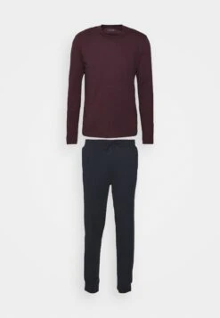 Pier One Pyjama -Dark Blue/Bordeaux -Algemene Winkel Voor Herenmode 44d1a5d0e01745888ac1a74563e21776