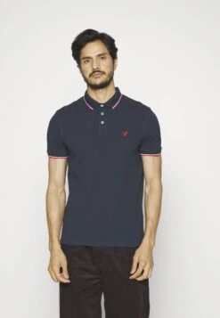 Pier One 2 Pack - Poloshirt - Black/Dark Blue -Algemene Winkel Voor Herenmode 47b6e669233f445ba7bc518cb85e64ce
