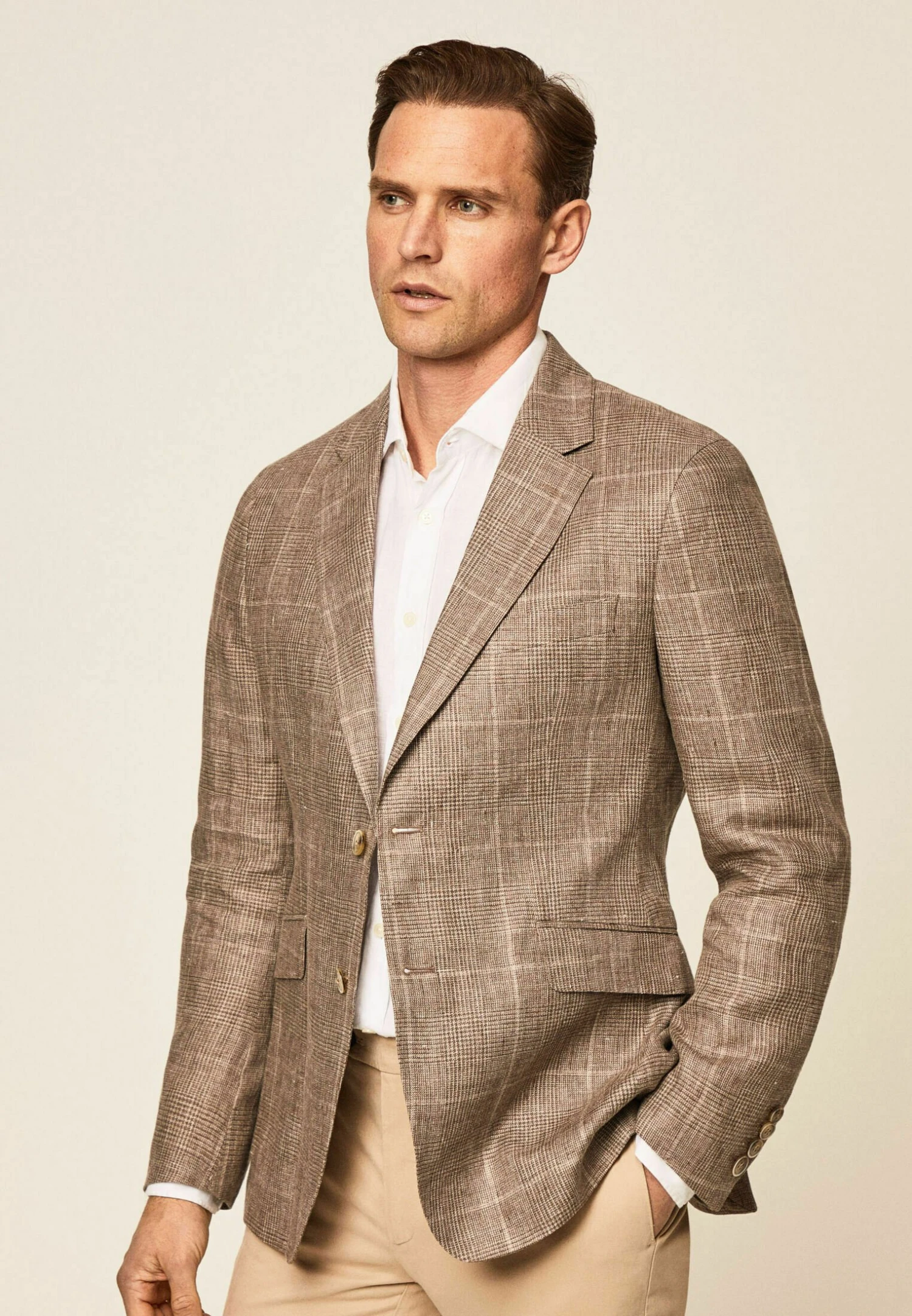 Hackett London Pow - Blazer - Taupe 3 Hackett London Pow - Blazer - Taupe