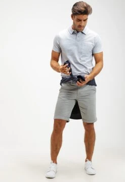 Pier One Poloshirt - Light Blue Melange -Algemene Winkel Voor Herenmode 5383855db8554a0ca44c149865337c13