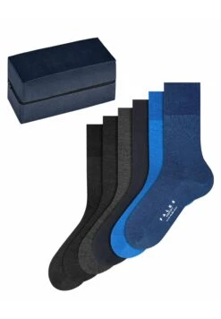 Falke Airport Traveller Bag 6-Pack Business & Casual - Sokken - Blue -Algemene Winkel Voor Herenmode 5a5dbe8206a84d329c533d28ba038eb1