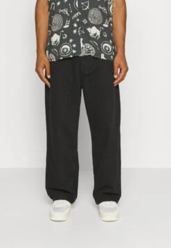 YOURTURN Baggy Jeans Unisex - Relaxed Fit Jeans - Black Denim