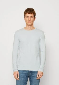 Pier One 2 Pack - Longsleeve - Light Blue/Dark Blue -Algemene Winkel Voor Herenmode 5e5b9e5e8ba14bc3a6702ef74cb694f1