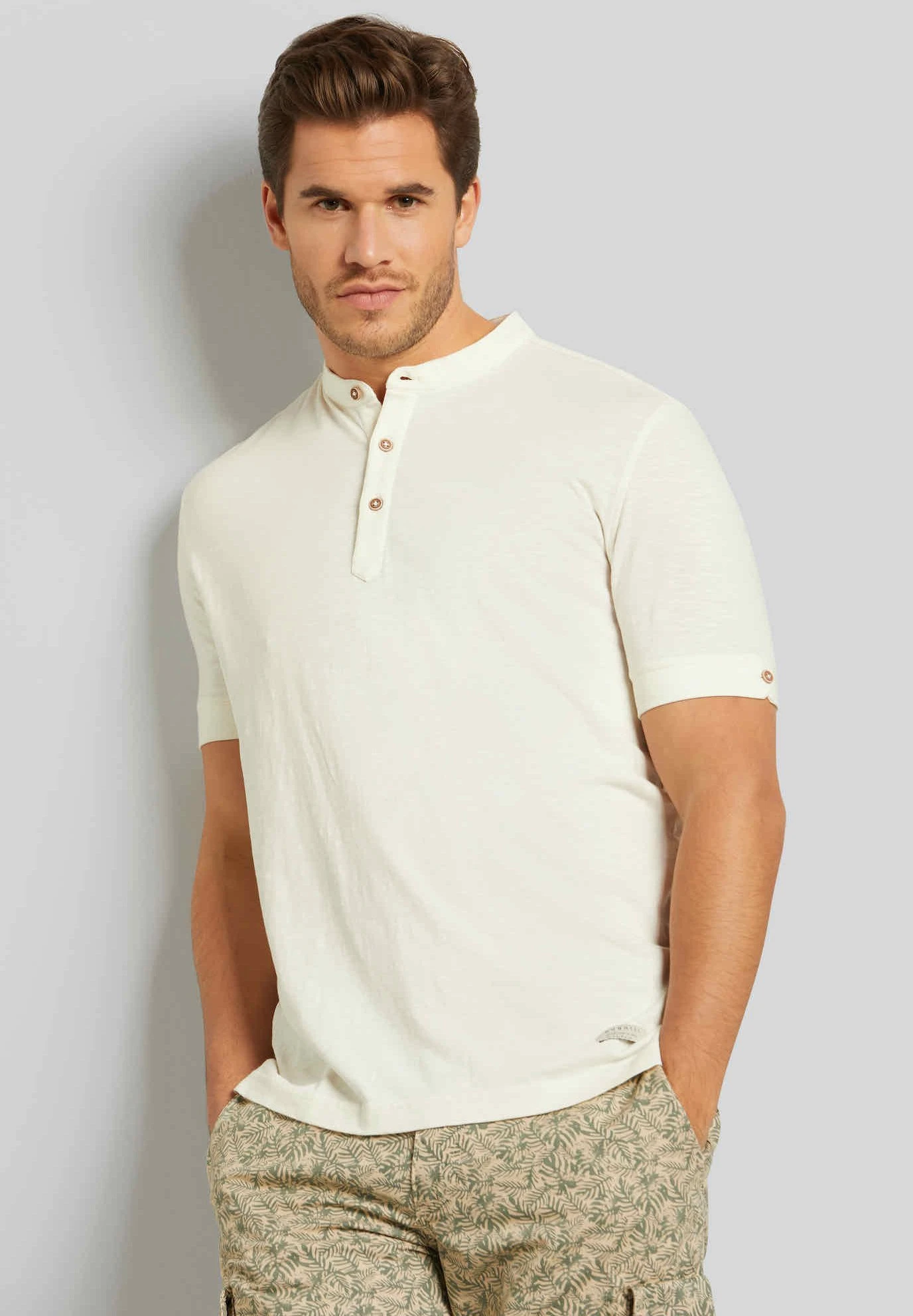 Bugatti Modern Fit - Poloshirt - Ecru 3 Bugatti Modern Fit - Poloshirt - Ecru