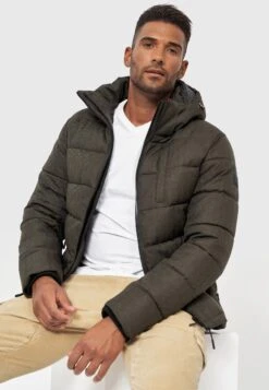 Indicode Jeans Hebert - Winterjas - Army -Algemene Winkel Voor Herenmode 621c9d8ddc224f9a9257aca750f386b5