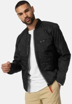 Indicode Jeans Übergangs Leander - Bomberjacks - Black -Algemene Winkel Voor Herenmode 794c25f56f864be4bcb82ae26b978810