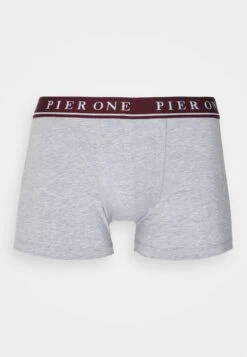 Pier One 5 Pack - Onderbroeken - Bordeaux/Mottled Grey -Algemene Winkel Voor Herenmode 8798162d0ce745f0998190a914ff7dd6