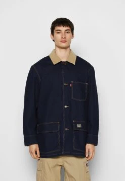 Cypress Chore Coat - Spijkerjas - Dark Indigo Rinse -Algemene Winkel Voor Herenmode 880a74b47568466b8e6258bff97283c4