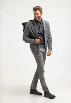 Pier One Vest - Dark Grey Melange -Algemene Winkel Voor Herenmode 9a088d2c532449e899aaa7f8f07949a5