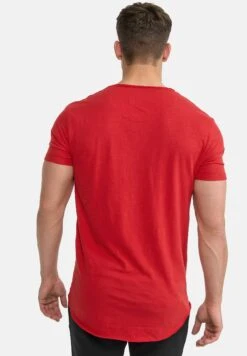 Indicode Jeans Wilbur - T-Shirt Print - Rot -Algemene Winkel Voor Herenmode ab434c0134604b29a8f2686aa4bf8504