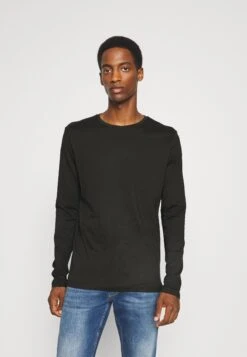 Pier One 2 Pack - Longsleeve - Dark Grey/Black -Algemene Winkel Voor Herenmode b25520fc0e0843ca893db09a1178425b