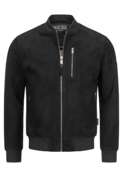 Indicode Jeans Maddoc - Leren Jas - Black -Algemene Winkel Voor Herenmode b692d235c089402db2c0c84710e9d9cd