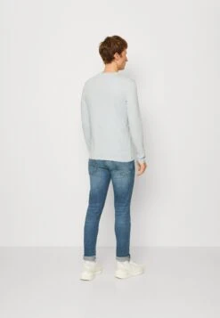 Pier One 2 Pack - Longsleeve - Light Blue/Dark Blue -Algemene Winkel Voor Herenmode b71cccea96244df296be0462913ecd6b