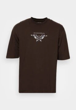 YOURTURN Unisex - T-Shirt Print -Dark Brown -Algemene Winkel Voor Herenmode ca18b6151bd04a5da1b9ef06da836250