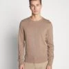 Pier One Basic Crewneck - Trui - Mottled Beige -Algemene Winkel Voor Herenmode cc4d98d60e7a447cbbb2e3da965107ff