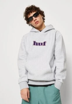 HUF Madison Heavyweight Hoodie Unisex - Hoodie - Heather Grey -Algemene Winkel Voor Herenmode ccac7507427d4757960acab0cd760e5b