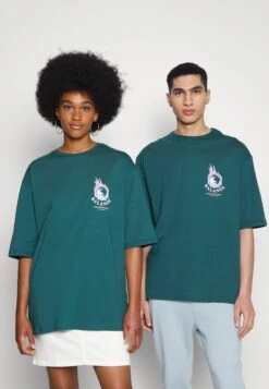 YOURTURN Unisex - T-Shirt Print - Dark Green