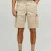 Jack & Jones Unifarbene Dex Mit Cargotaschen - Shorts - Oxford Tan -Algemene Winkel Voor Herenmode d24af7ac784b402c90e025de9307c871