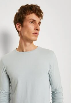 Pier One 2 Pack - Longsleeve - Light Blue/Dark Blue -Algemene Winkel Voor Herenmode d315311a1b6348f89442cc5ec2361513