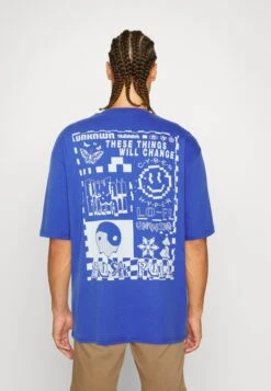 YOURTURN Unisex - T-Shirt Print - Blue -Algemene Winkel Voor Herenmode d55d347e946e44aa8eef446fe6e957c5