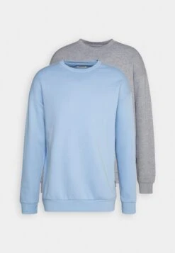 YOURTURN Unisex 2 Pack - Sweater - Light Blue/Mottled Grey -Algemene Winkel Voor Herenmode d5605caa08164fc8800d1ae1108c4f57