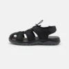 Pier One Leather - Outdoorsandalen - Black -Algemene Winkel Voor Herenmode d8ea1f69a05246c6b6efa7fde8b22d3e