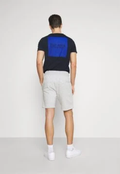 Pier One 2 Pack - Shorts - Mottled Light Grey/Dark Blue -Algemene Winkel Voor Herenmode e60f7b3fdabf4ebdaf4ab507e95d2596