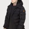 SikSilk Parka Coat - Winterjas - Black -Algemene Winkel Voor Herenmode e9c4c70137294ff9a6b49df2ae7fa075