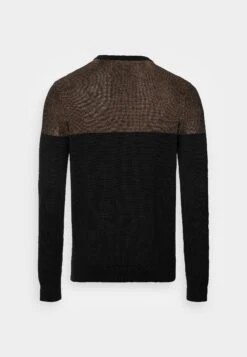 Pier One Trui - Black/Brown -Algemene Winkel Voor Herenmode eb9234e8ed294d55a60da22b61a8b1db