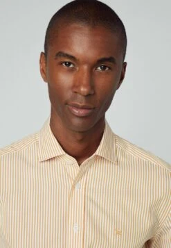 Hackett London Essential Bengal Stripe - Overhemd - White Yelow -Algemene Winkel Voor Herenmode ed14b279dd1a4297998e02372b2e4135