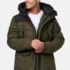 Indicode Jeans Krem - Winterjas - Army