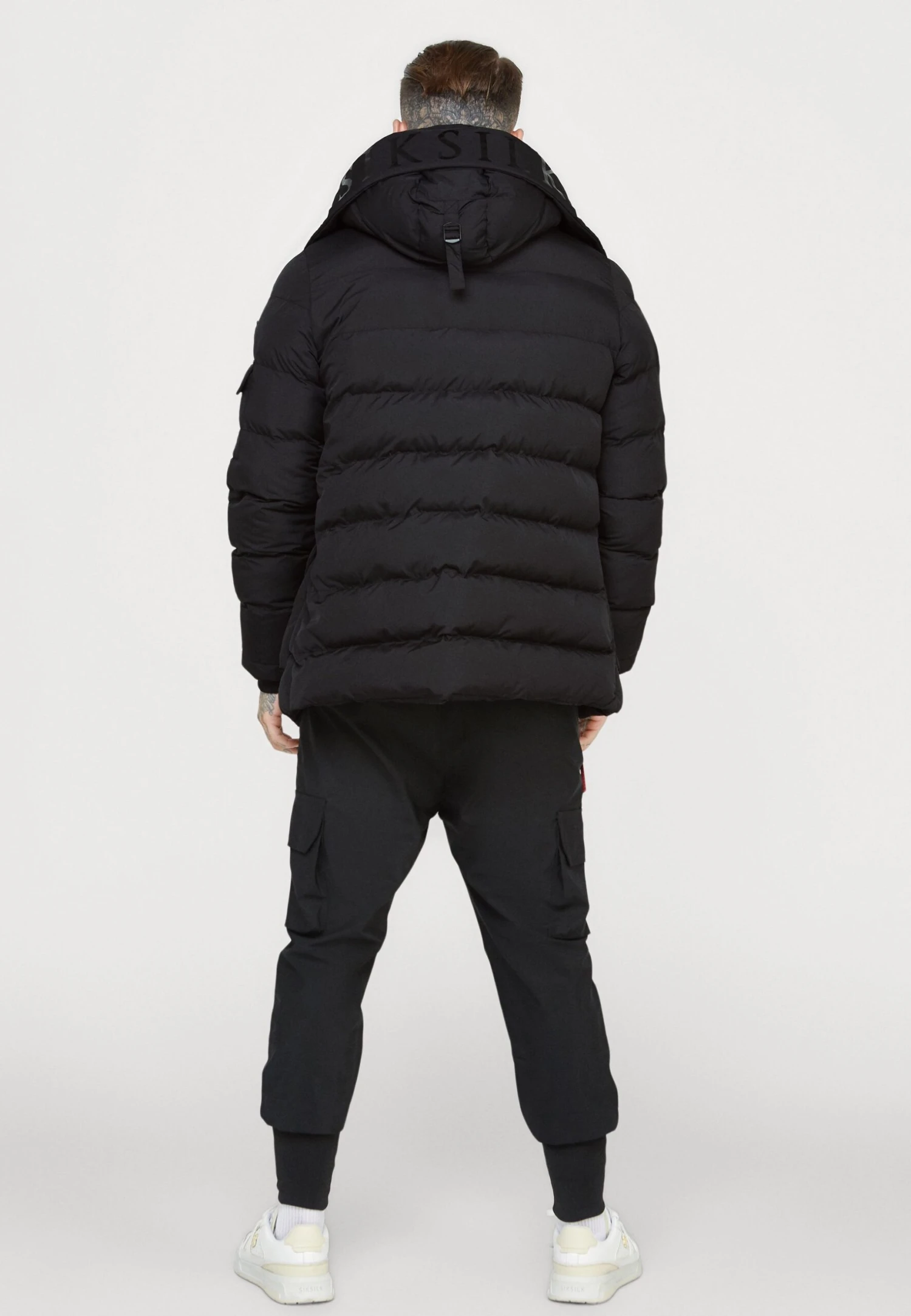 SikSilk Parka Coat - Winterjas - Black 5 SikSilk Parka Coat - Winterjas - Black - Afbeelding 3