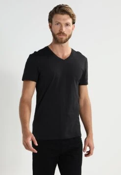 Pier One 2 Pack - T-Shirt Basic - Black -Algemene Winkel Voor Herenmode f5ae58d798ac495dae21da6170c2b2ec
