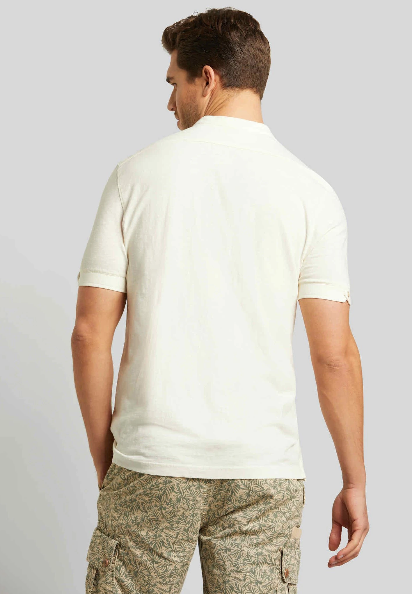 Bugatti Modern Fit - Poloshirt - Ecru 7 Bugatti Modern Fit - Poloshirt - Ecru - Afbeelding 5