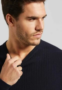 Bugatti Cotton - Trui - Marine -Algemene Winkel Voor Herenmode f8464e391a60420d81495cb56ff49299