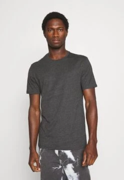 Pier One 3 Pack - T-Shirt Basic - Black/Mottled Dark Grey/Bordeaux -Algemene Winkel Voor Herenmode fbb1fa11fda54722bafd9df33f46d342